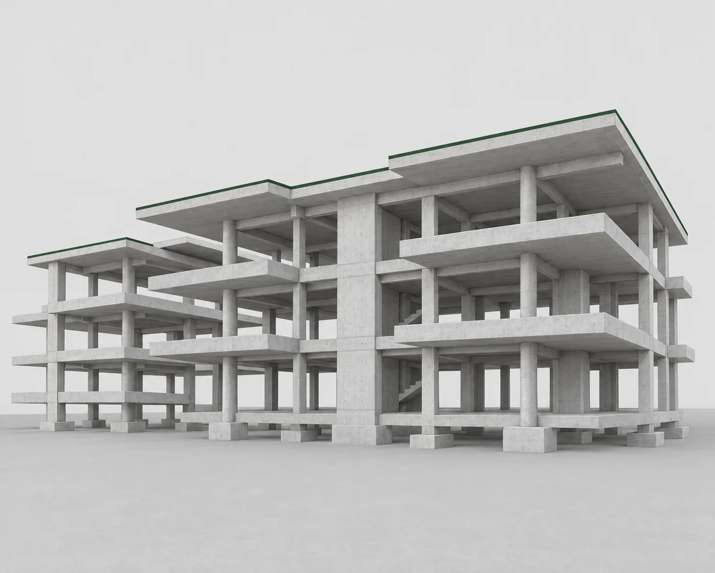 Estructura de hormigón de La Florida
